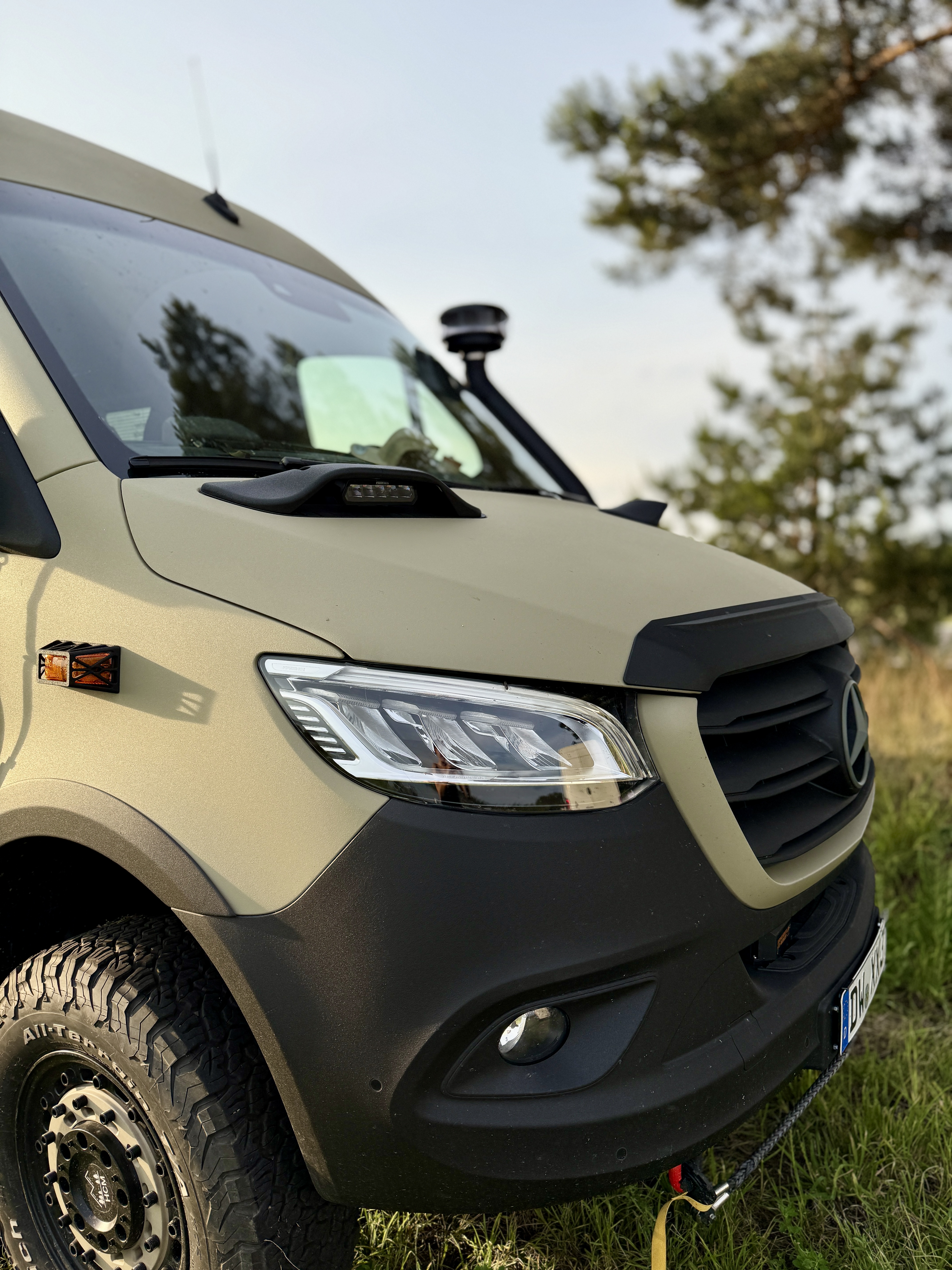 Lüftungsgitter-Hauben für Mercedes Sprinter 906