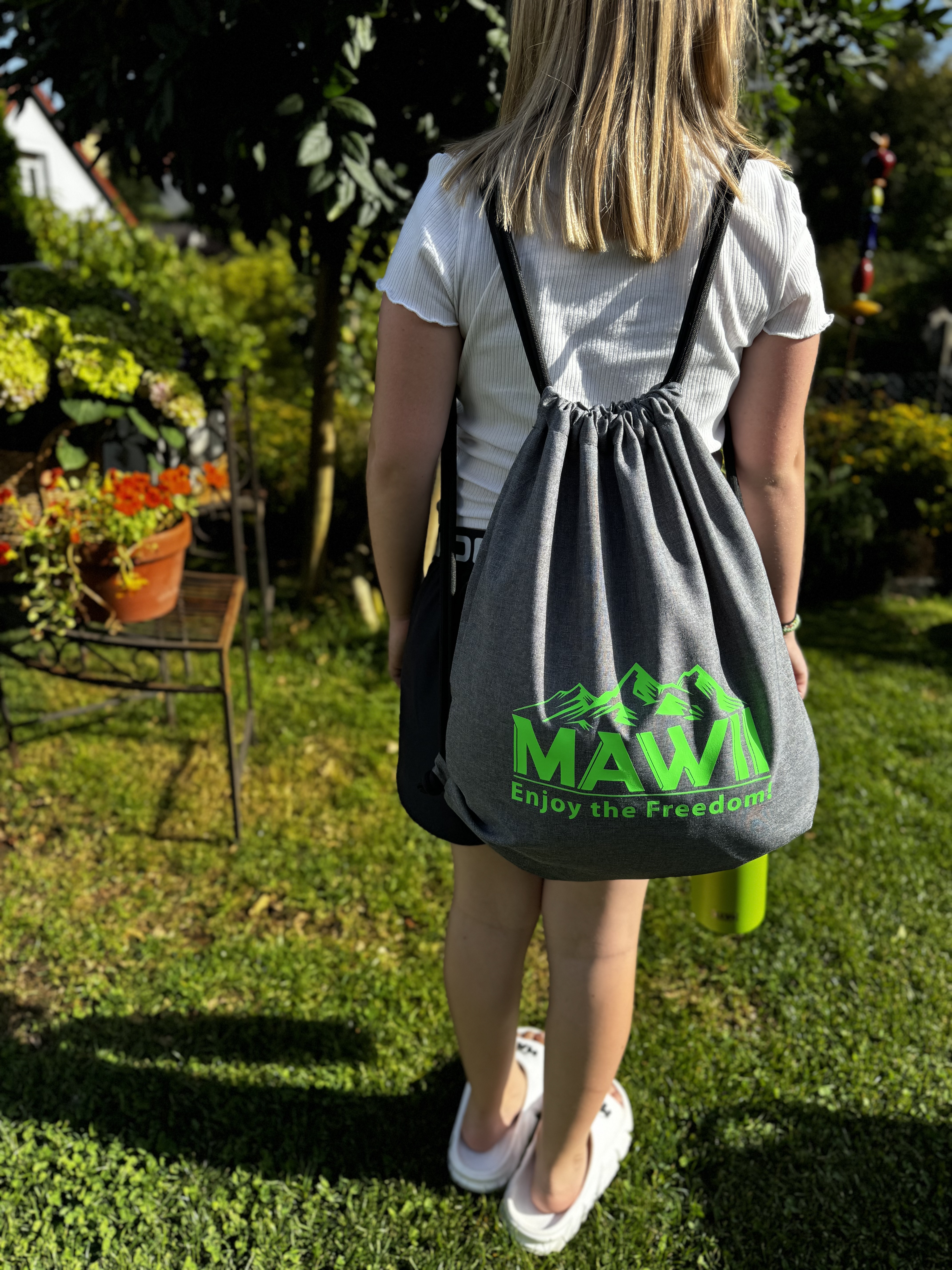 MAWII Freizeit Bag Druck grün