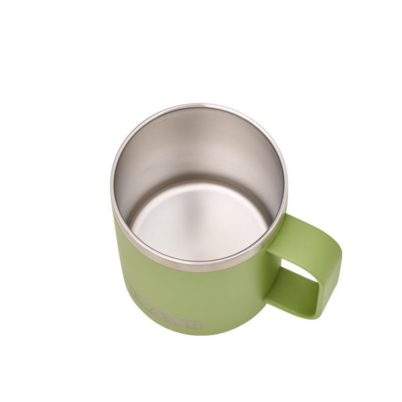 Edelstahl Kaffeebecher mit Henkel 350 ml