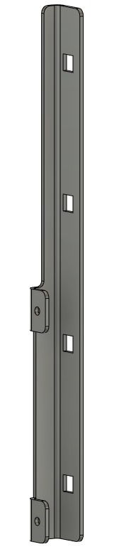 Montageset für Trägerplatten/Anbauteile