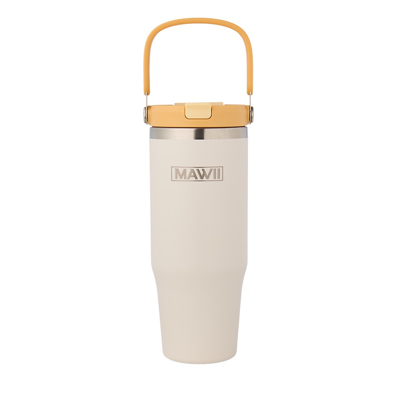 MAWII Aloha Cup Becher mit Henkel creme MAWII Aloha Cup Becher mit Henkel creme