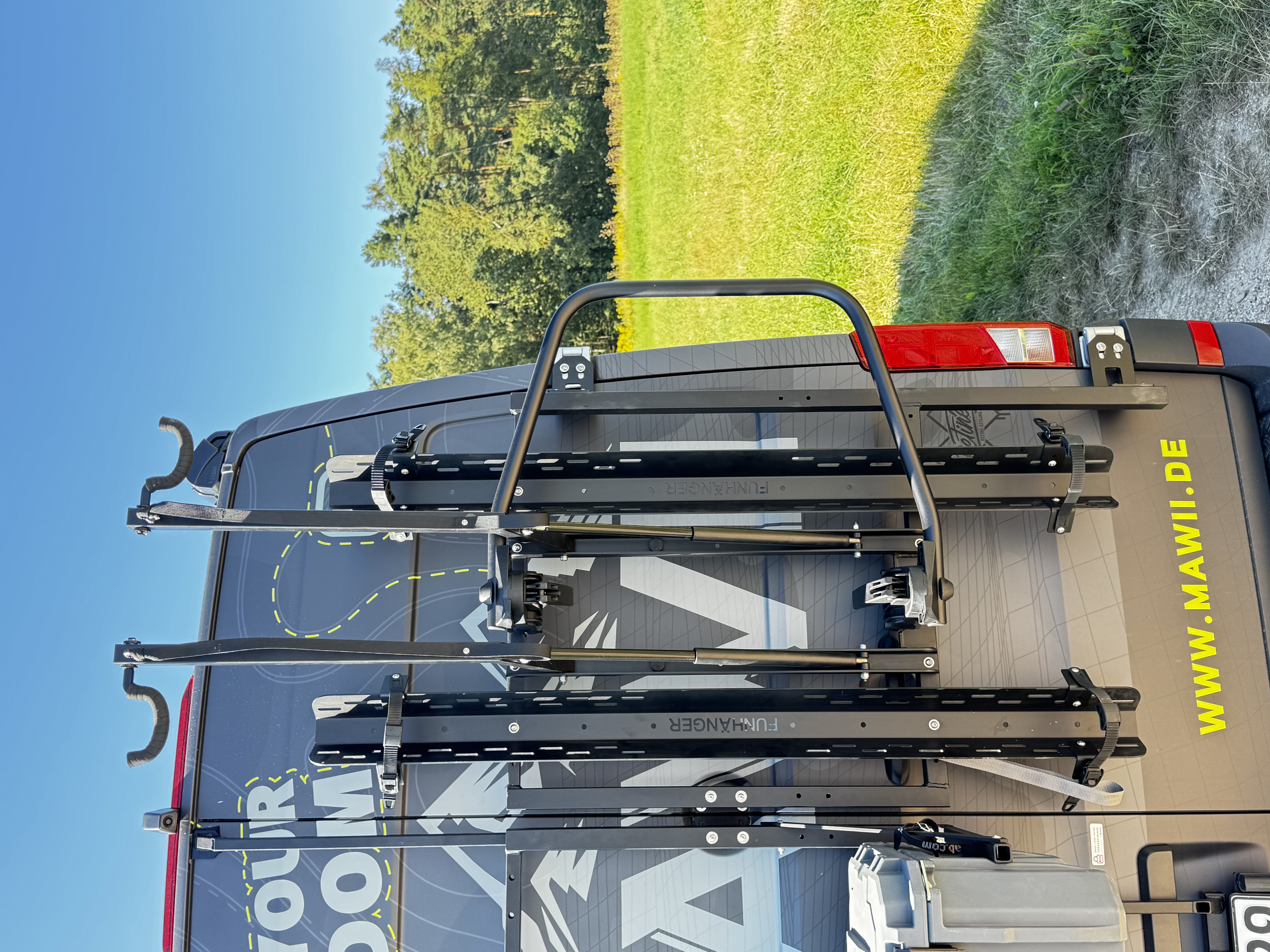 Fahrradträger mit Lift-System für Wohnmobile