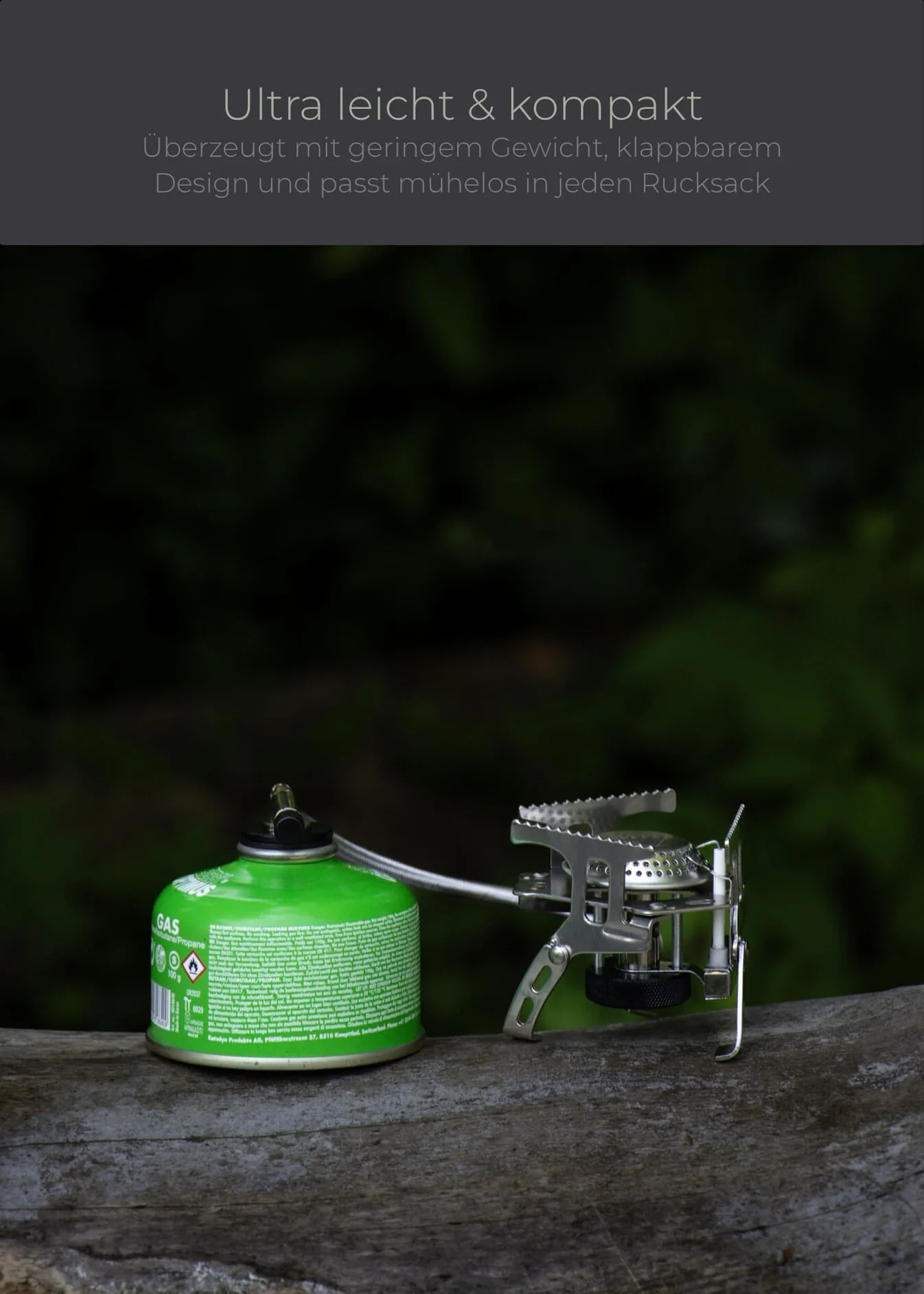 FUOCO Tripod Gaskocher