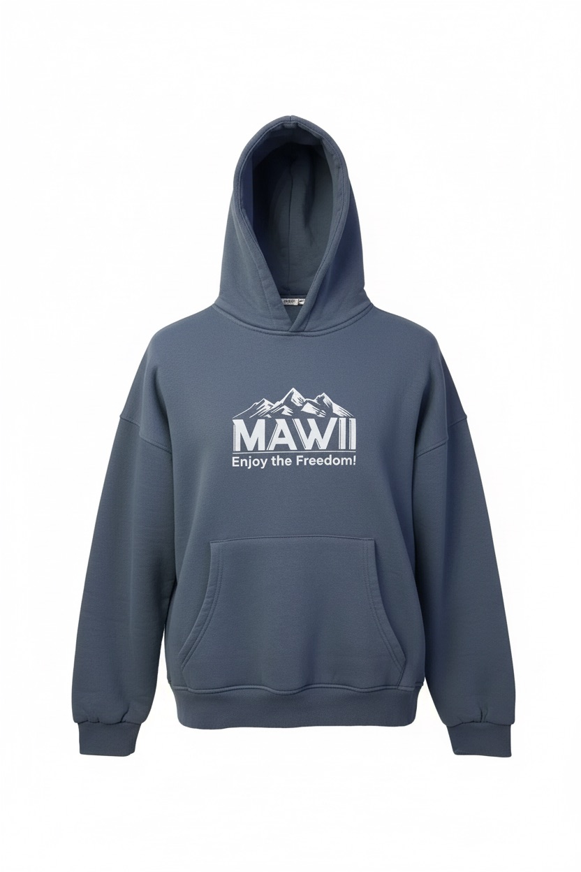 MAWII Oversize Basic Hoodie Gr. L